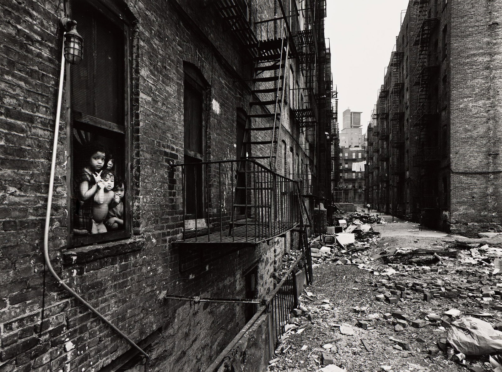 Bruce Davidson, East 100th Street, 1966; printed 1970s. (1 of 1)