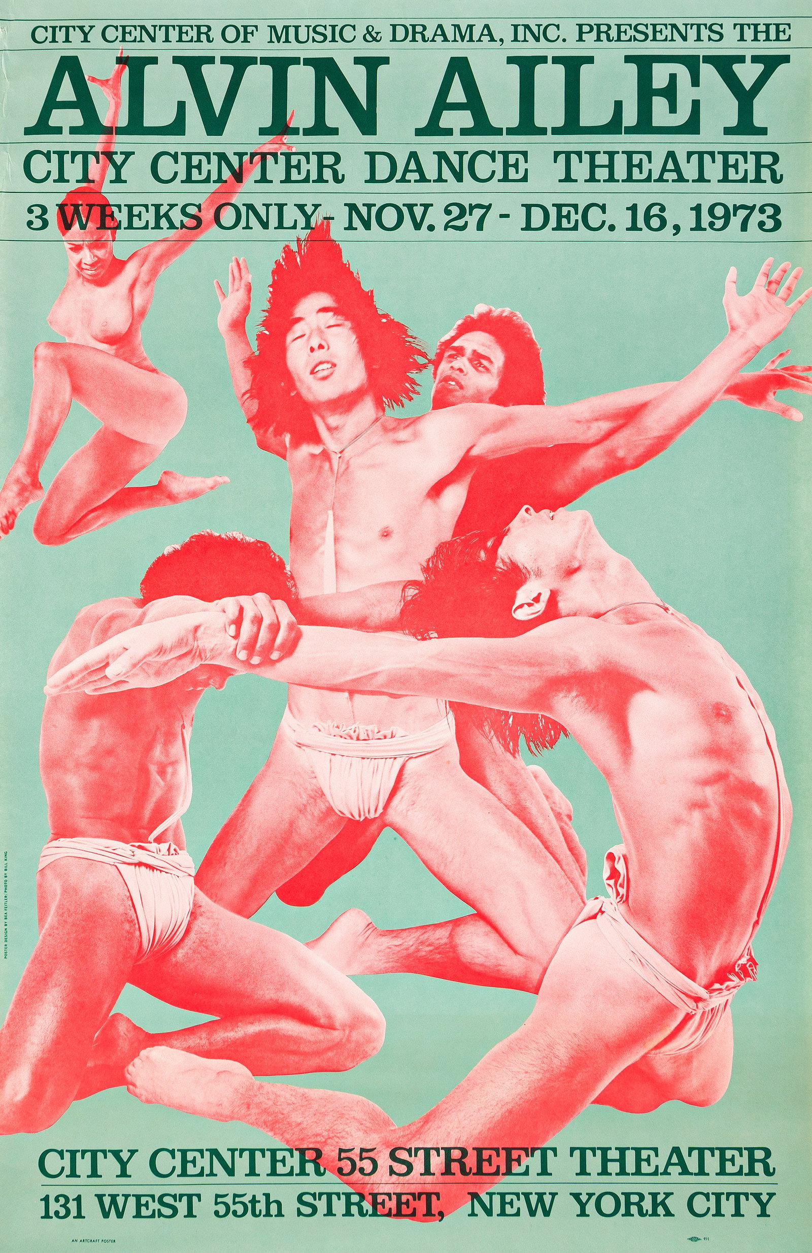 Various Artists, Alvin Ailey, Group of 20 posters. 1970s. (1 of 3)
