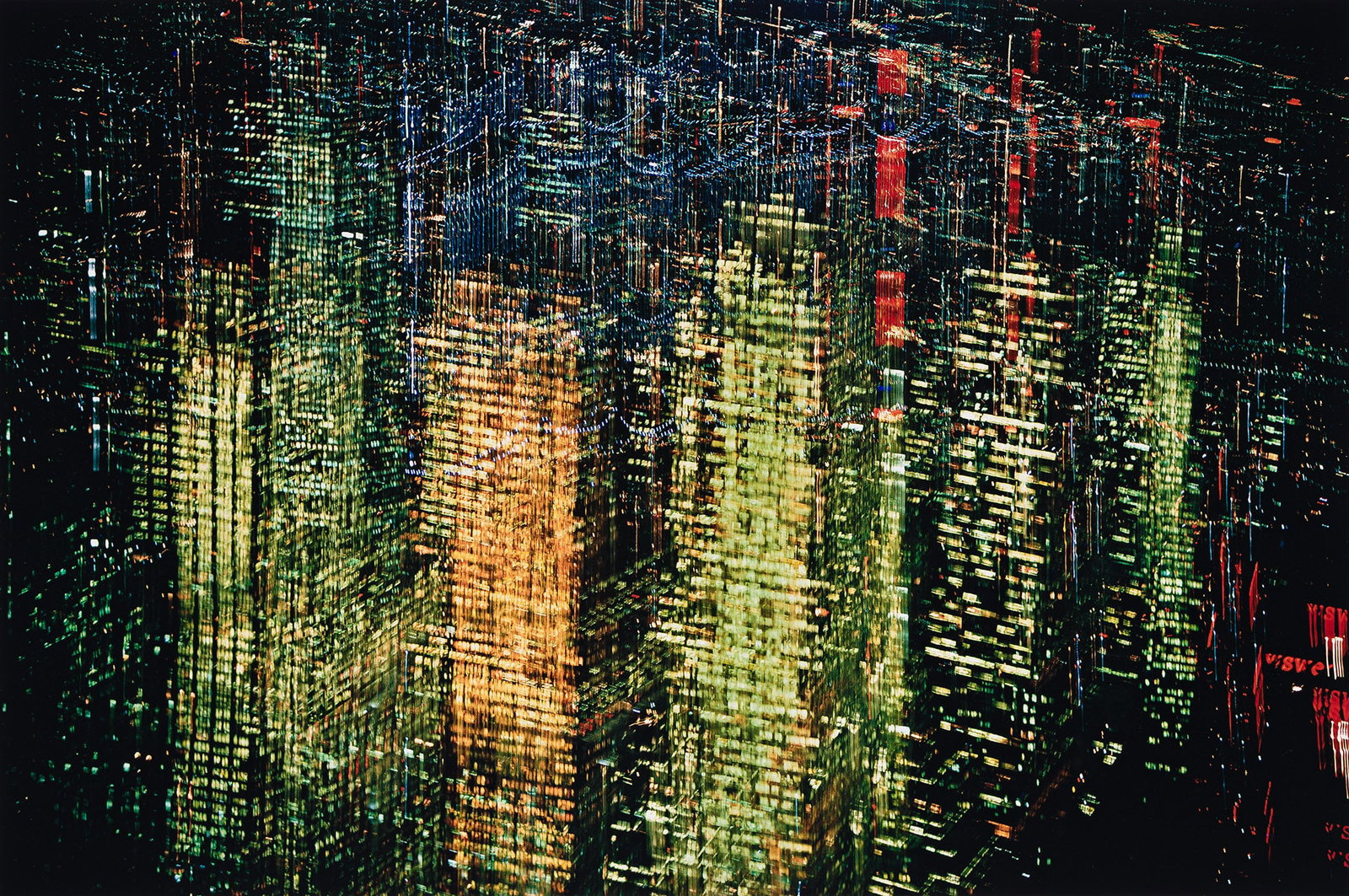 Ernst Haas, Lights of New York City, 1970; printed later. (1 of 1)