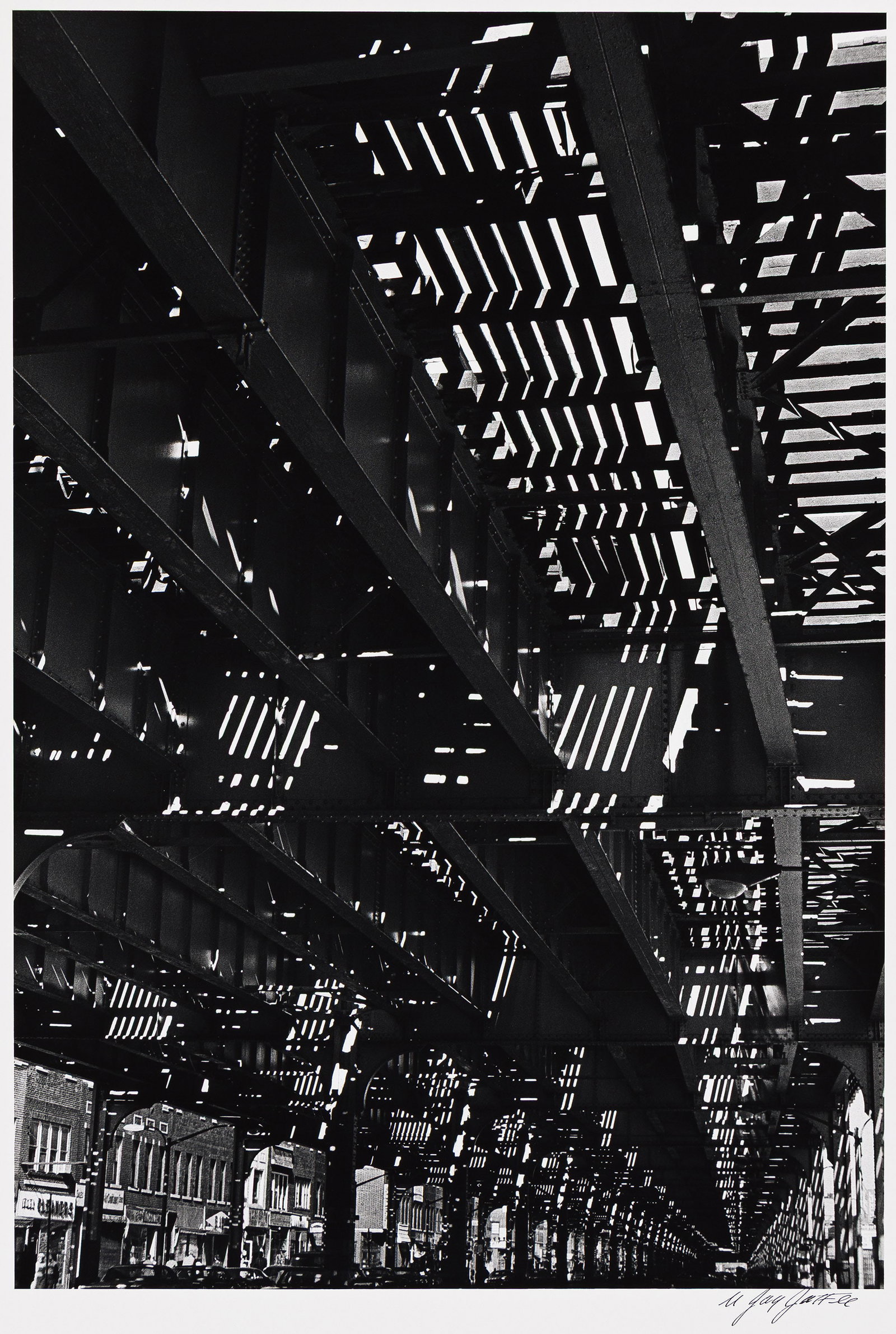 N. Jay Jaffee, Under the El, Brighton Beach, Brooklyn, NY, 1973; printed 1981. (1 of 1)