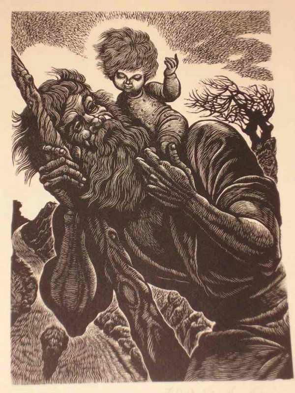 AMERICAN PRINTMAKERS Group of 9 woodcuts and w: AMERICAN PRINTMAKERS Group of 9 woodcuts and wood engravings. JOHN BUCKLAND WRIGHT. Forest Pool, 1939. Signed and numbered 104/200 in pencil, lower margin * THOMAS W. NASON. Sunset, 1944. Signed and