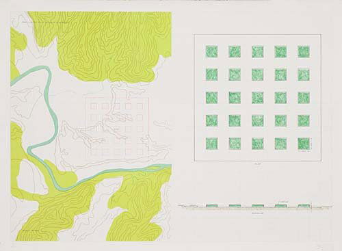 ROBERT MORRIS Earth Projects.: ROBERT MORRIS Earth Projects. Portfolio with complete text and 10 signed and numbered color lithographs, 1969. 565x760 mm; 22 1/4x29 7/8 inches (sheets), full margins, loose as issued One of 125 numbe