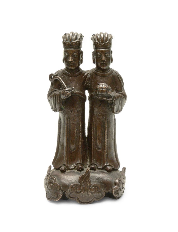 Figurine, China, 19th c.: bronze, height 13.5 cm