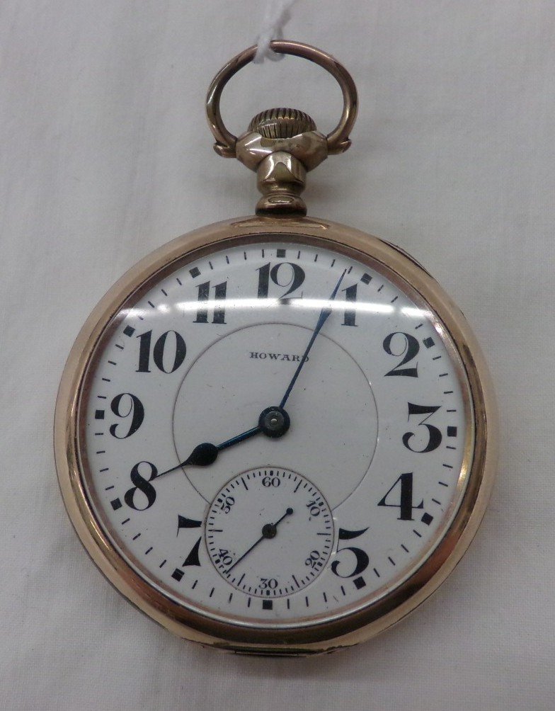 E. Howard 21 Jewel Open Face Pocket Watch; 10 Series.: E. Howard 21 Jewel Open Face Pocket Watch; 10 Series. Sold AS IS. Auction Estimate $200-400.