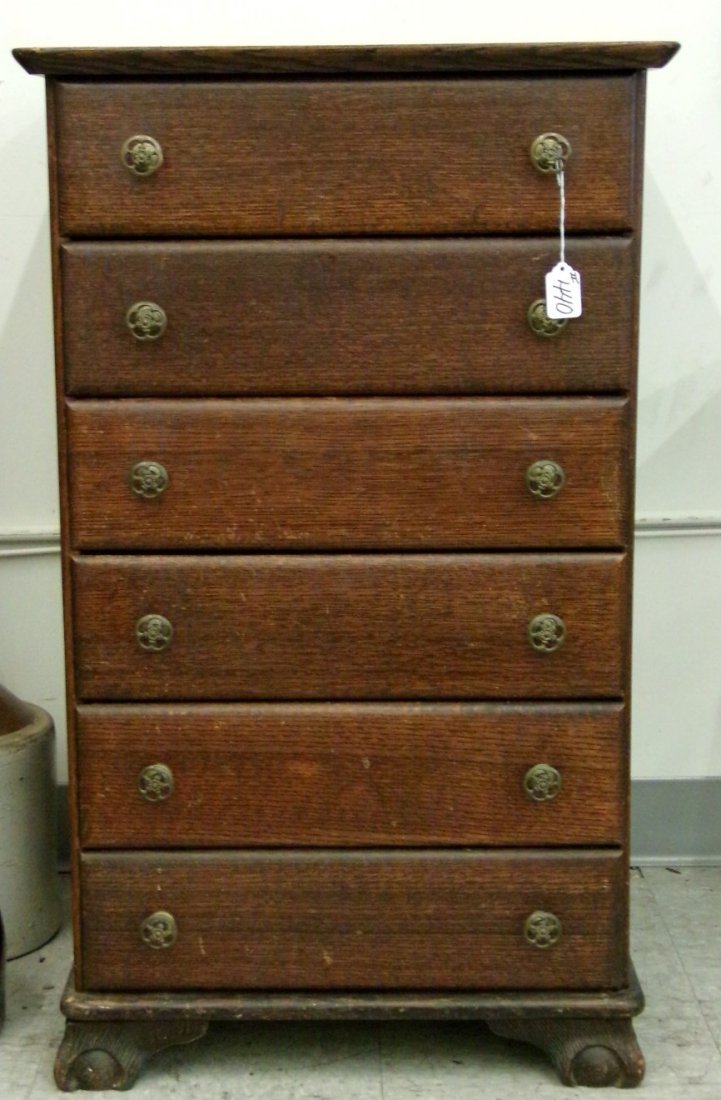 Antique 6 Drawer Cylinder Roll Cabinet. Made for the: Antique 6 Drawer Cylinder Roll Cabinet. Made for the Cylinder Rolls from Wind Up Music Boxes Easily Repurposed/Upcycled! Auction Estimate $200-400.