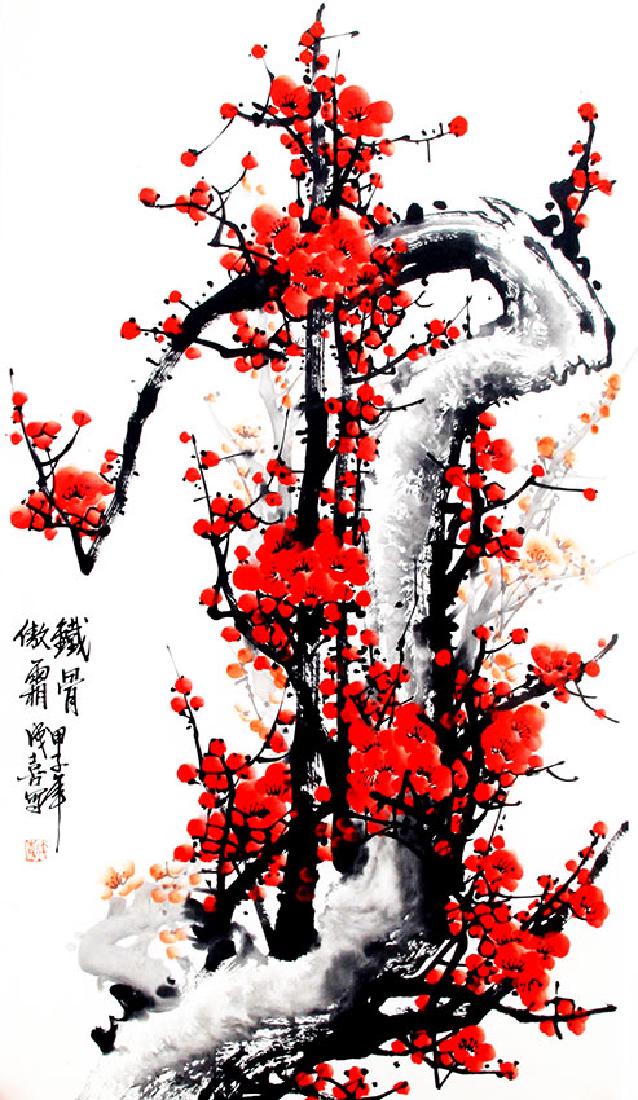 WANG CHENG XI CHINESE PAINTING (ATTRIBUTED TO ): Contemporary, High:37.00 inch; Width:21.00 inch