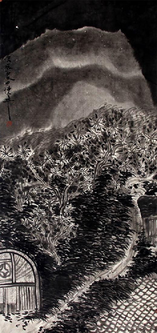 A CHEN PING CHINESE PAINTING (ATTRIBUTED TO ) (1 of 4)