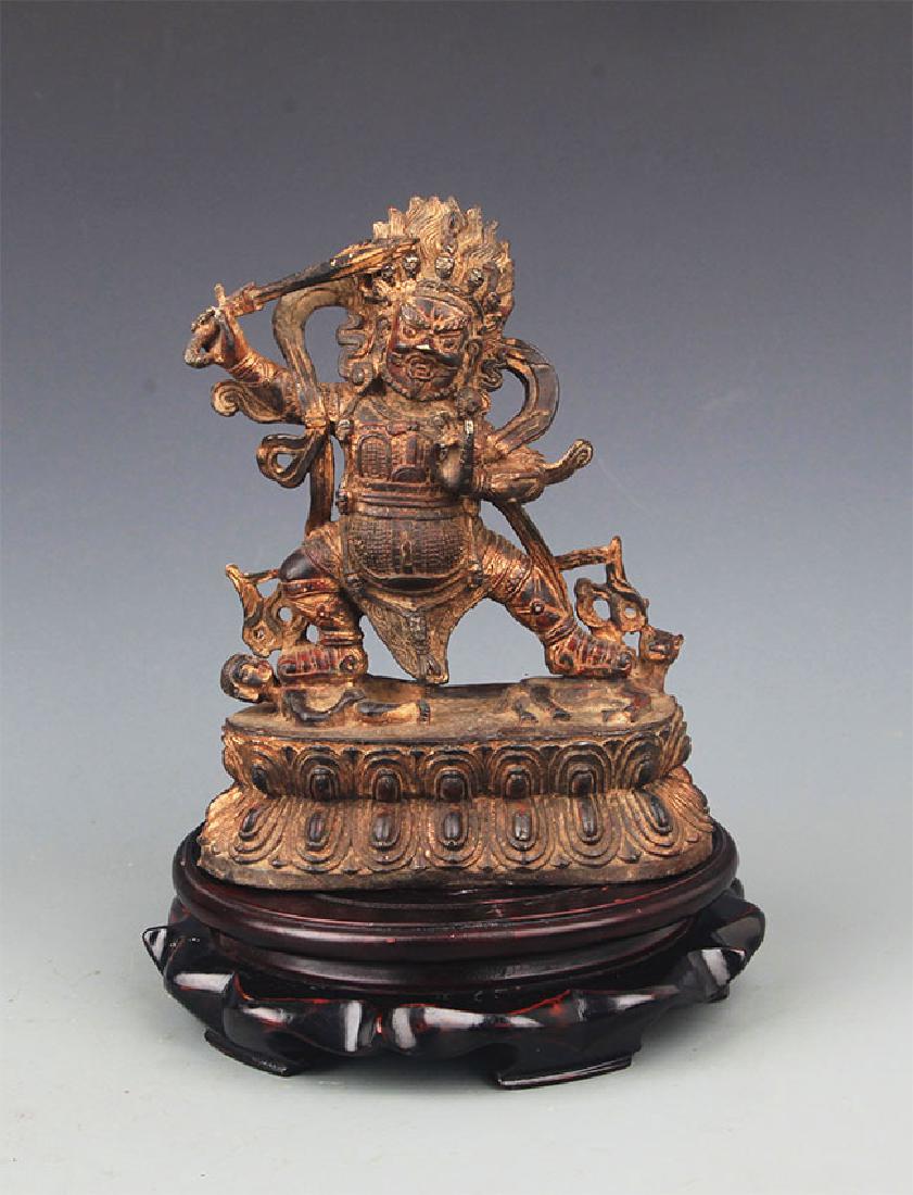 A FINE BRONZE ROHAN FIGURE (1 of 7)