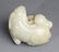 A CARVED WHITE JADE PENDANT IN FIGURE OF GRAZING - 3