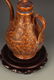 A FINE FLOWER CARVING GLAZED PORCELAIN WATER VASE - 6
