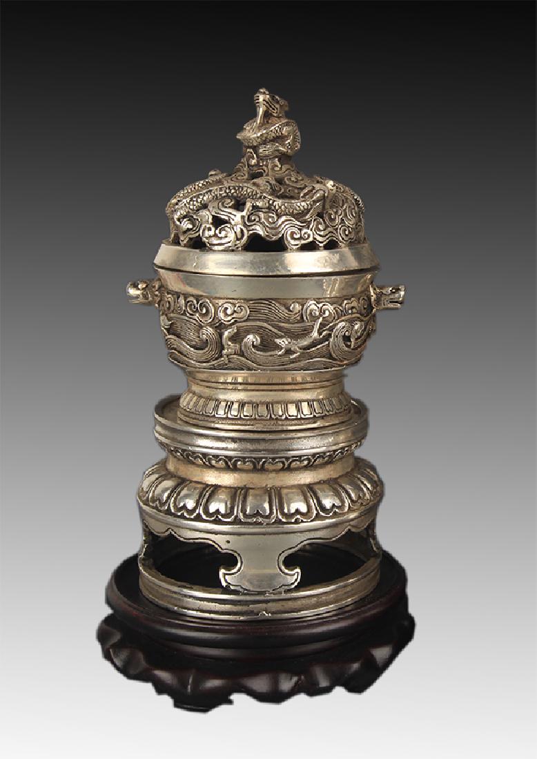 A FINE DRAGON TOP BRONZE AROMATHERAPY (1 of 7)