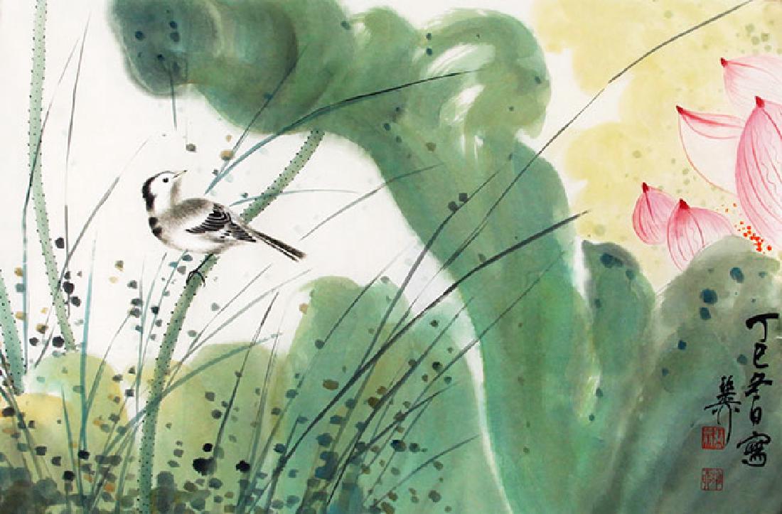 XIE ZHI LIU, CHINESE PAINTING ATTRIBUTED TO (1 of 3)