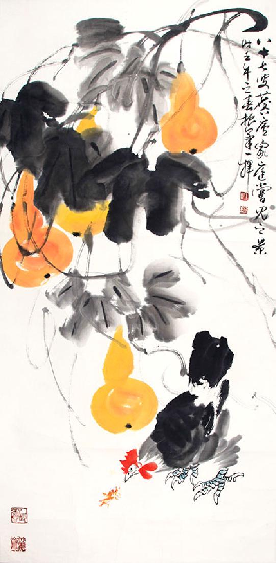 XU LIN LU, CHINESE PAINTING ATTRIBUTED TO (1 of 5)