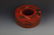 A ROUND GILT LACQUERED WOOD ROYAL NECKLACE BOX - 2