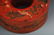 A ROUND GILT LACQUERED WOOD ROYAL NECKLACE BOX - 4