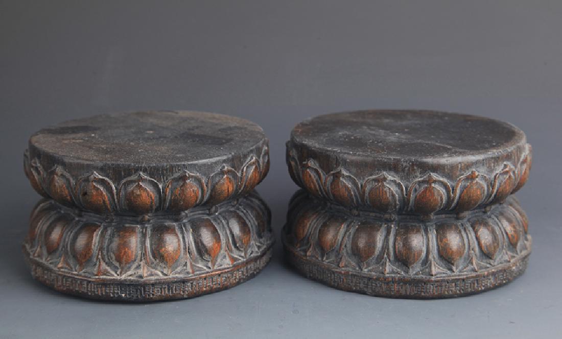 HUA LI MU LOTUS FIGURE BUDDHA STATUE BASE (1 of 4)