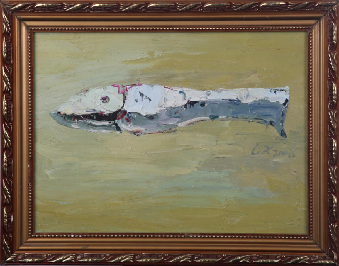 LIANG BO, OIL PAINTING ATTRIBUTED TO: CONTEMPORARY, WIDTH: 11.2 INCH; LONG: 15.3 INCH