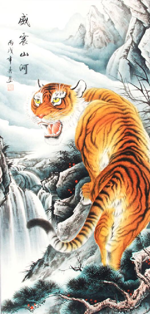 WANG MENG, CHINESE PAINTING ATTRIBUTED TO: CONTEMPORARY, HIGH: 49.00 INCH; WIDTH: 23.00 INCH