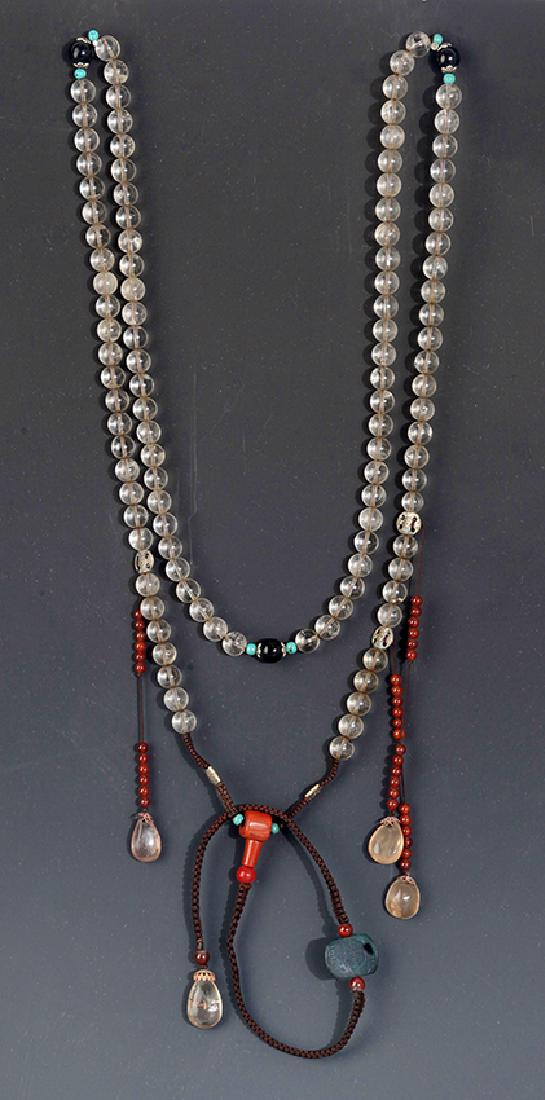 A FINE CRYSTAL STONE COUR ROYAL NECKLACE (1 of 7)