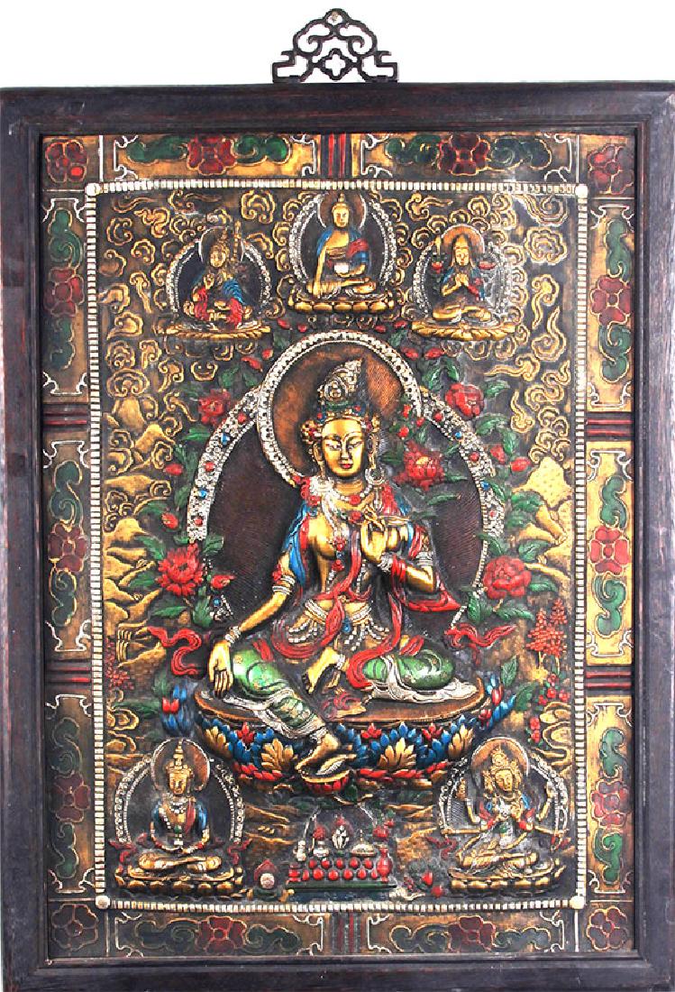 A Large Bodhisattva Tara Wall Panel (1 of 5)