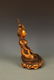 A FINELY CARVED LARGE BRONZE BUDDHA FIGURE - 5