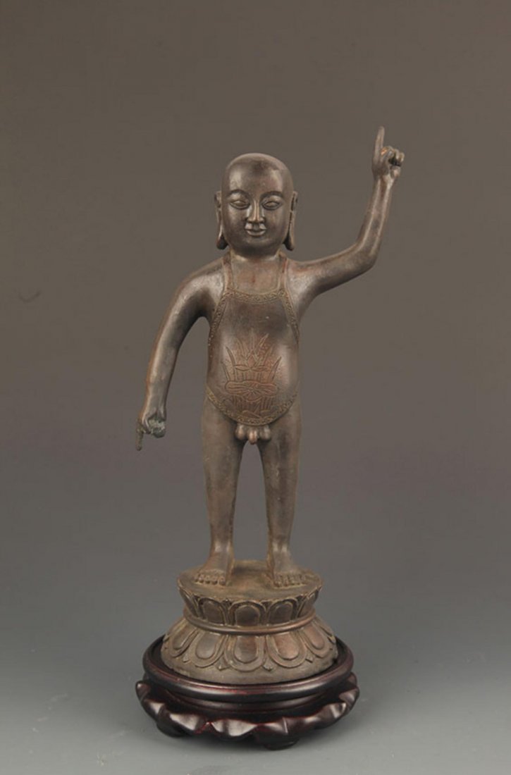 TIBETAN BUDDHISM BRONZE AKSHOBHYA BUDDHA (1 of 5)