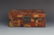 A GILT LACQUERED WOOD JEWELRY BOX