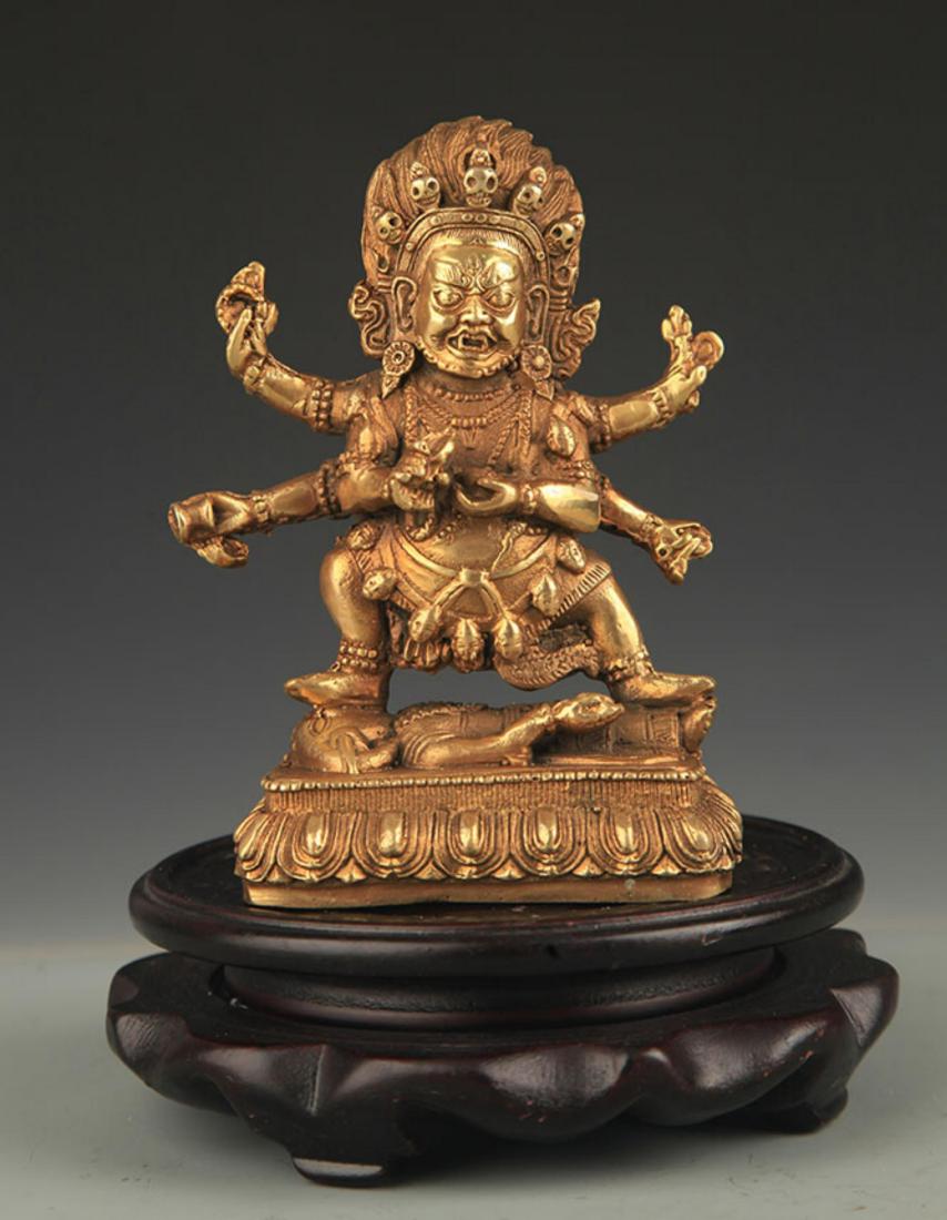 A FINE TIBETAN BUDDHISM GAWU PENDANT (1 of 5)