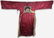 A FINE RED COLOR SMALL DRAGON EMBROIDERED ROBE - 6