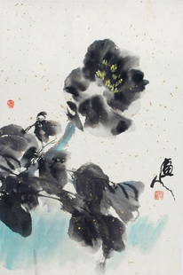 A FINE OIL PAINTING ATTRIBUTED TO, ZHANG LI CHEN: Contemporary, High: 25.0 inch; Width: 16.4 inch