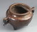 A CARVED TRIPOD BRONZE CENSER WITH TWO HANDLE - 7