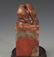 A BOY CARVING SHOUSHAN STONE SEAL - 2