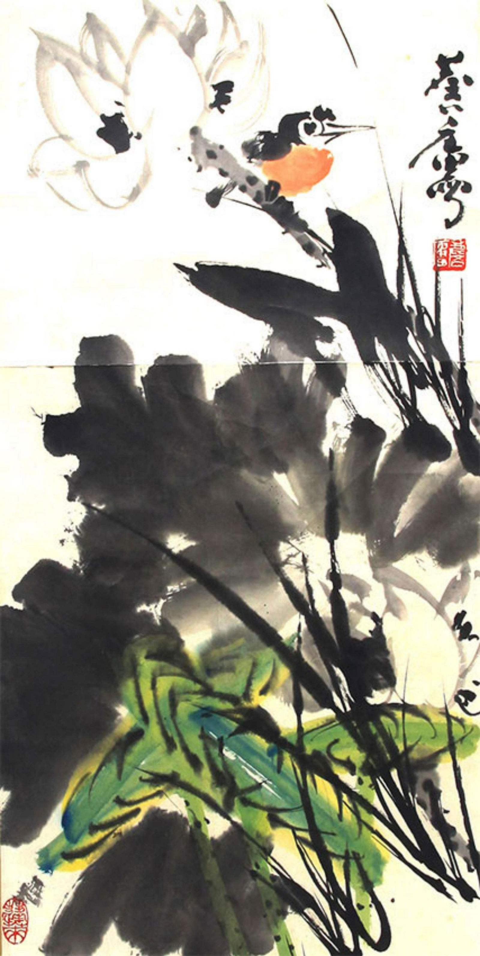 XU LIN LUCHINESE PAINTING, ATTRIBUTED TO (1 of 3)