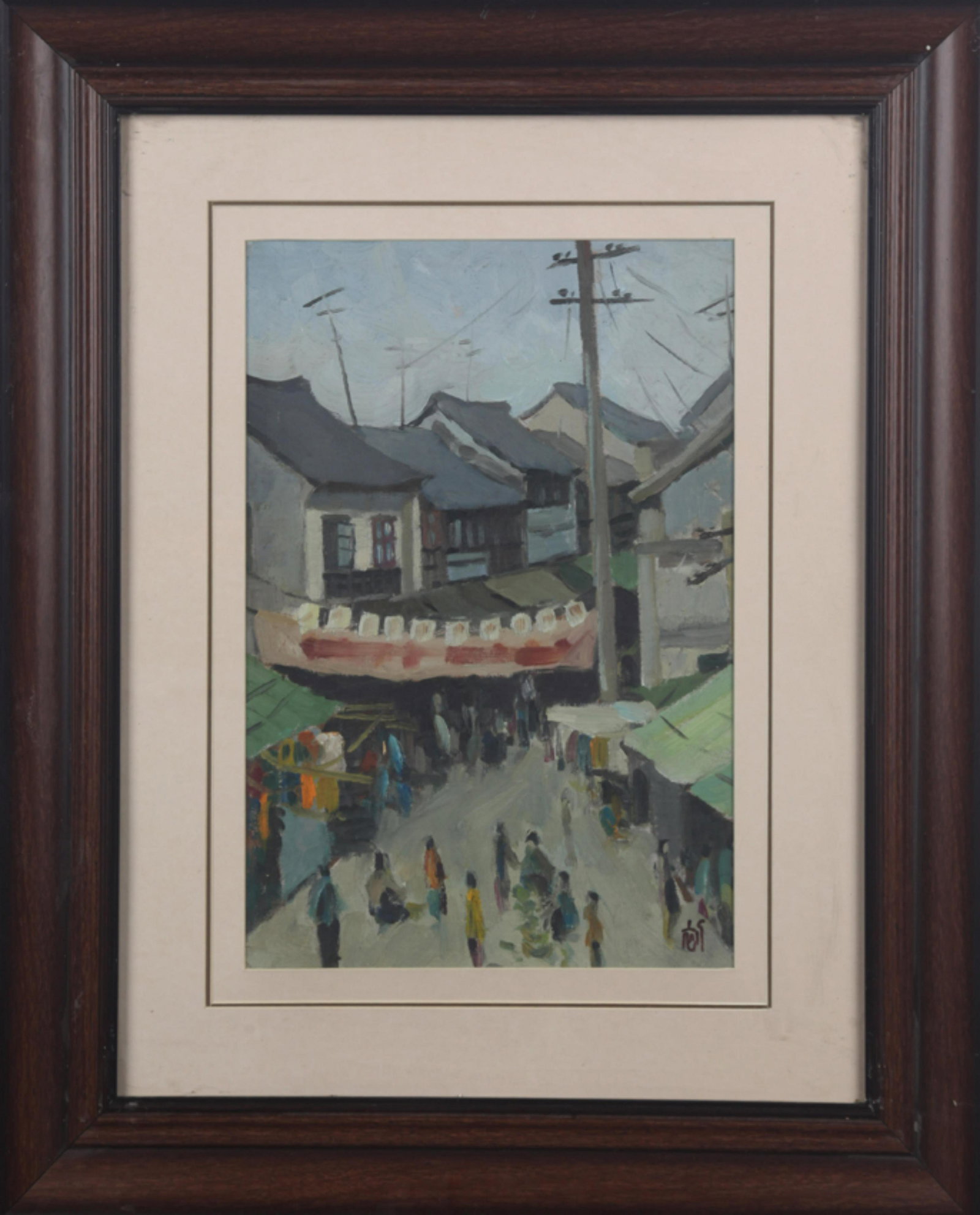 A FINE OIL PAINTING, ATTRIBUTED TO ZHOU BI CHU: Contemporary, Long:14.5 inch; Width:10.00 inch