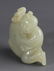 A WHITE JADE PENDANT FIGURE OF "PLAYING CHILDREN" - 3
