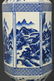 BLUE AND WHITE LANDSCAPING SIX SIDE VASE - 3