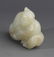A WHITE JADE PENDANT FIGURE OF "LUCKY BOY" - 3