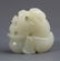 A WHITE JADE PENDANT FIGURE OF "LUCKY BOY" - 2