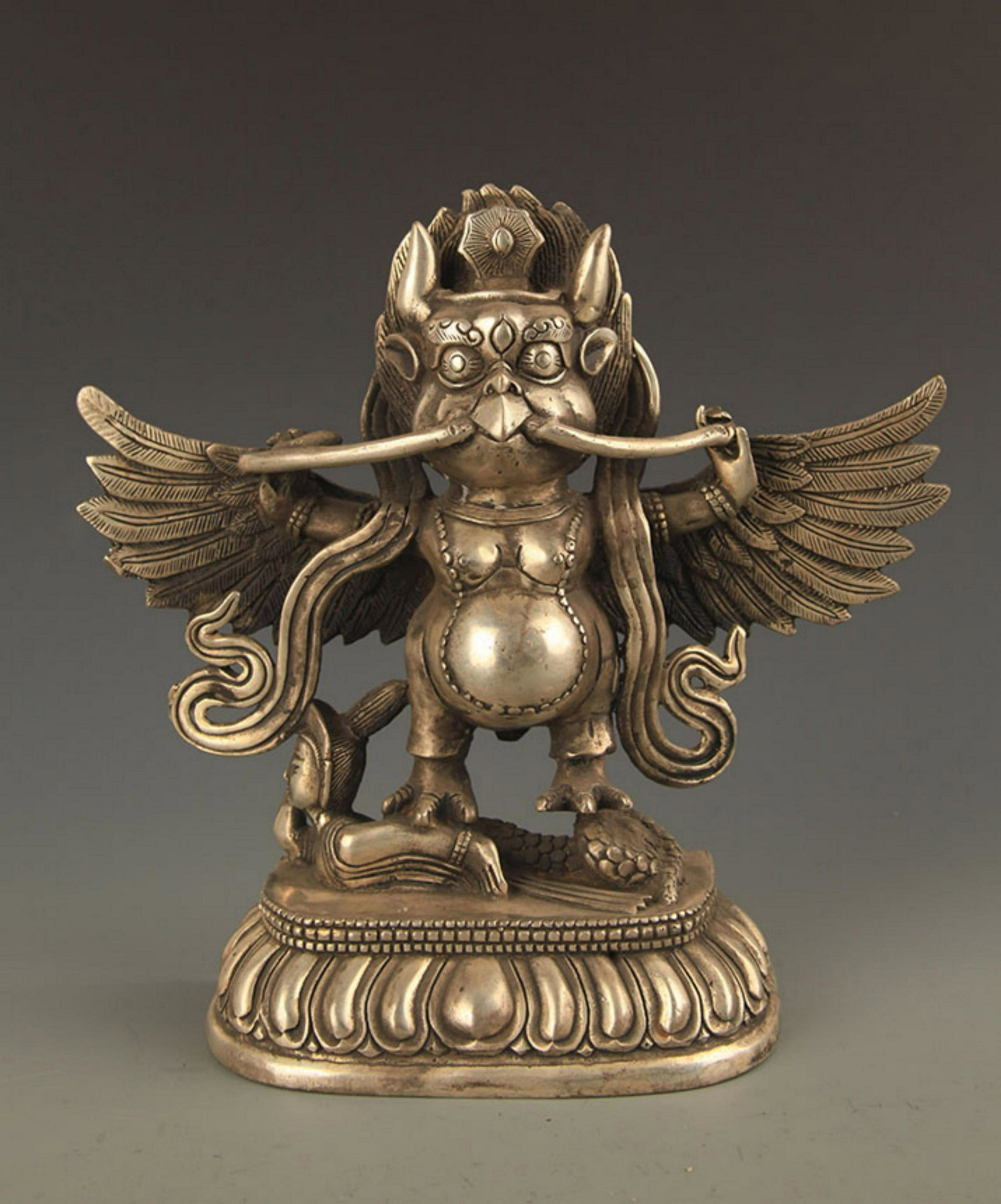 FINE TIBETAN GARUDA BUDDHA STATUE (1 of 5)