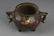 TWO HANDLE CLOISONNE ENAMEL BRONZE CENSER - 2