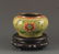 A SMALL BRONZE CLOISONNE ENAMEL CENSER