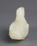 A WHITE JADE "DUCK" FIGURE PENDANT - 3