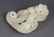 A HOLLOW CARVED LOTUS SHAPE HETIAN GREENISH WHITE JADE - 3
