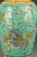 GREEN GLAZED FAMILLE VERTE GUANYIN STYLE VASE - 7