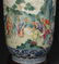 BLUE AND WHITE STORY PA INCHTED LANTERN STYLE VASE - 5