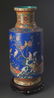 BLUE COLOR FINANCE COLOR FLOWER AND BIRD VASE - 3