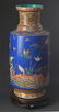 BLUE COLOR FINANCE COLOR FLOWER AND BIRD VASE - 4