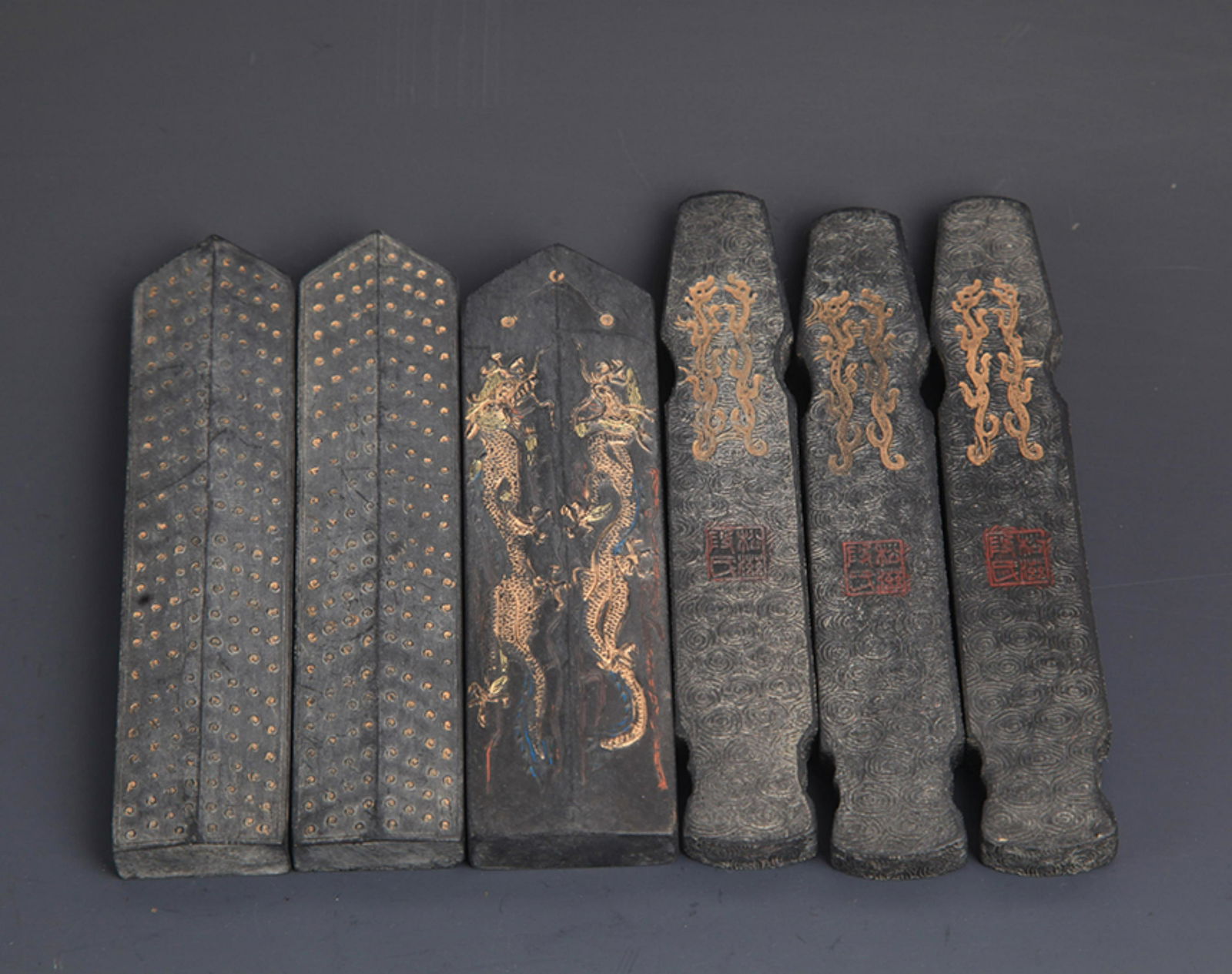 A SET OF CHINESE CALLIGRAPHY INK (1 of 6)