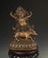 TIBETAN BUDDHISM BRONZE DROP ENMA STATUE