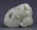 A FINELY CARVED BOY WITH GOOSE GREENISH WHITE JADE - 2